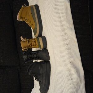 2 pair lot of Nike Woodside ACG Boys Boots